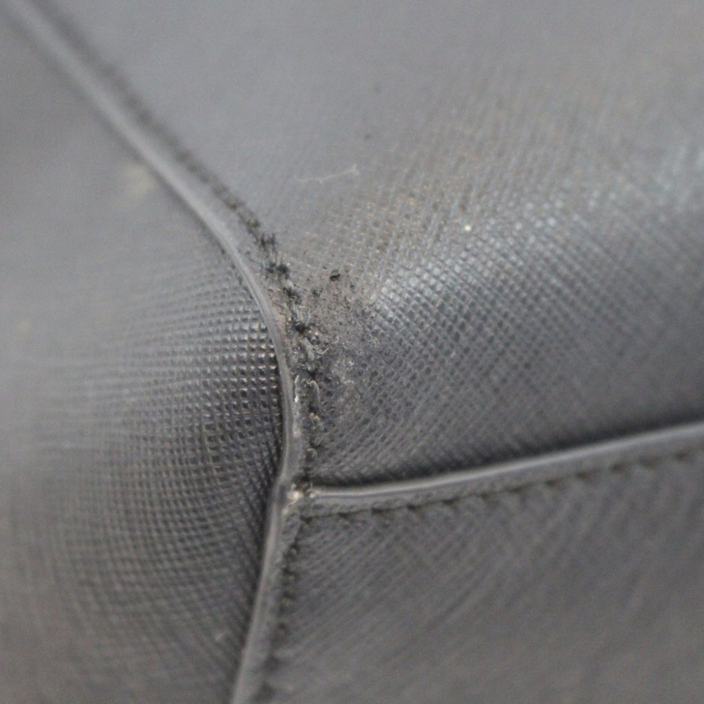 TORY BURCH York Black Leather Tote Small Bag - Picture 6 of 8